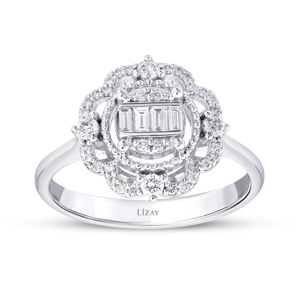 2.13 Karat Pırlanta Baget Set - 4