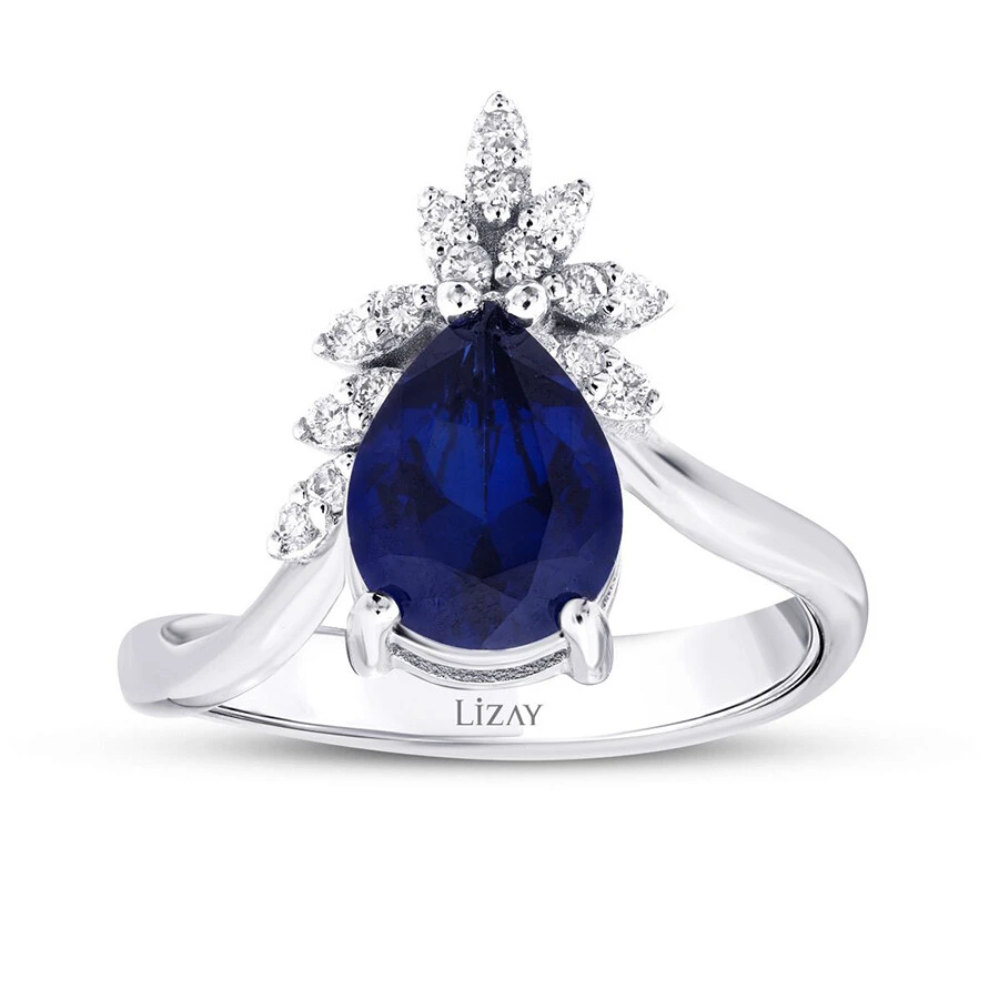 8.69 Karat Pırlanta Safir Set - 4