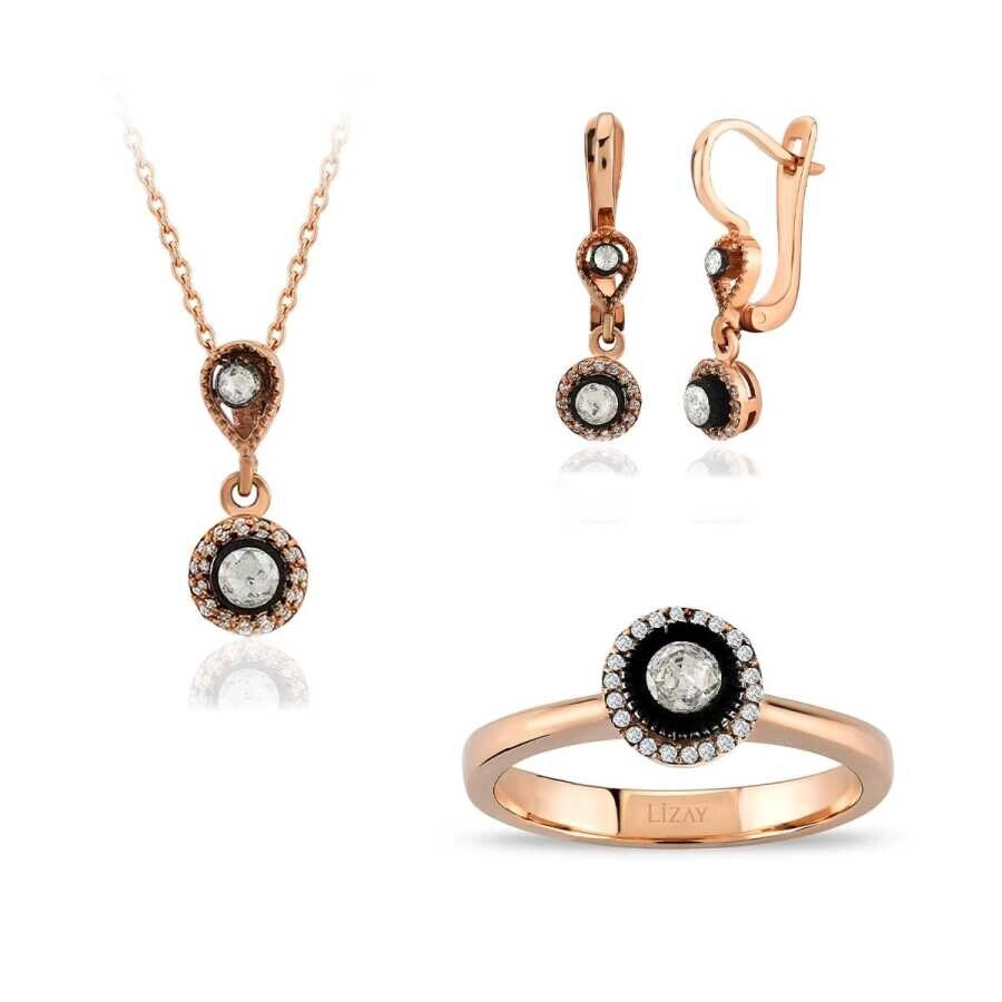 0.70 Karat Elmas Tasarım Set - 1