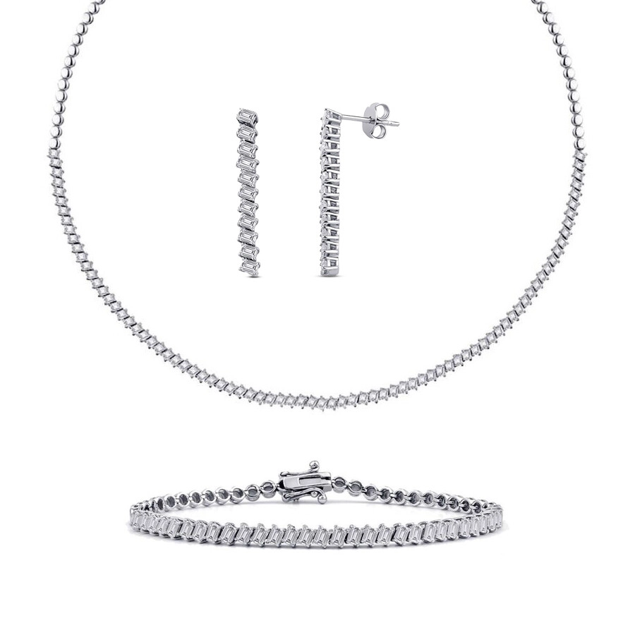 11.52 Karat Pırlanta Su Yolu Set - 1