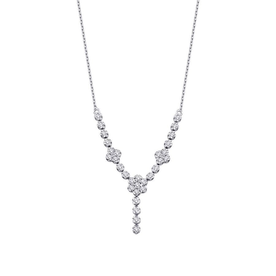 0.56 Karat Pırlanta Çiçek Trend Set - 2