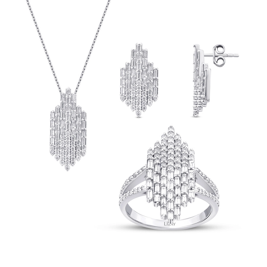 2.42 Karat Pırlanta Baget Set - 1