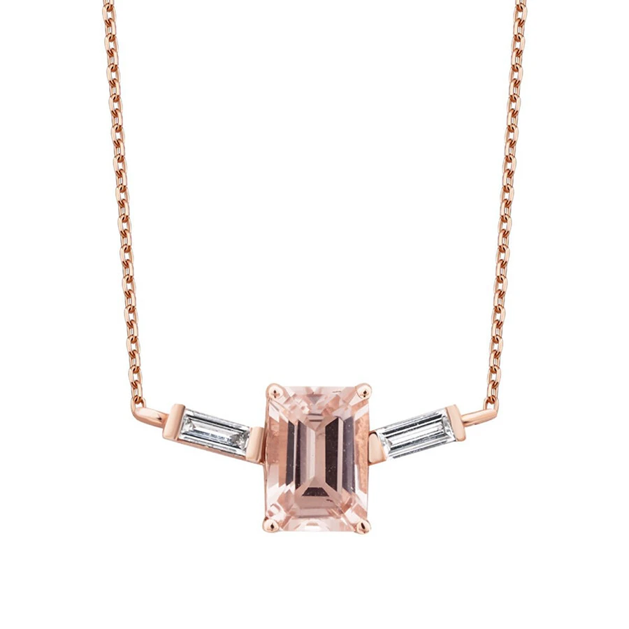 2.65 Karat Pırlanta Morganit Set - 2