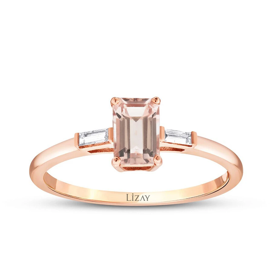 2.65 Karat Pırlanta Morganit Set - 4