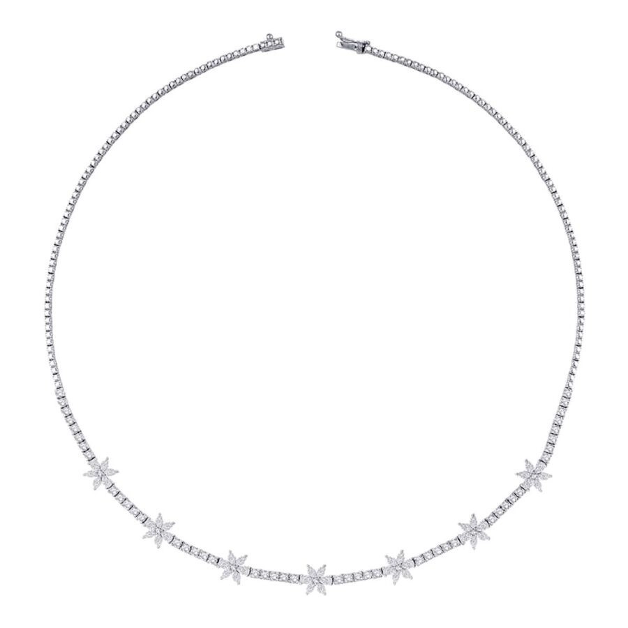 8.71 Karat Pırlanta Çiçek Set - 2