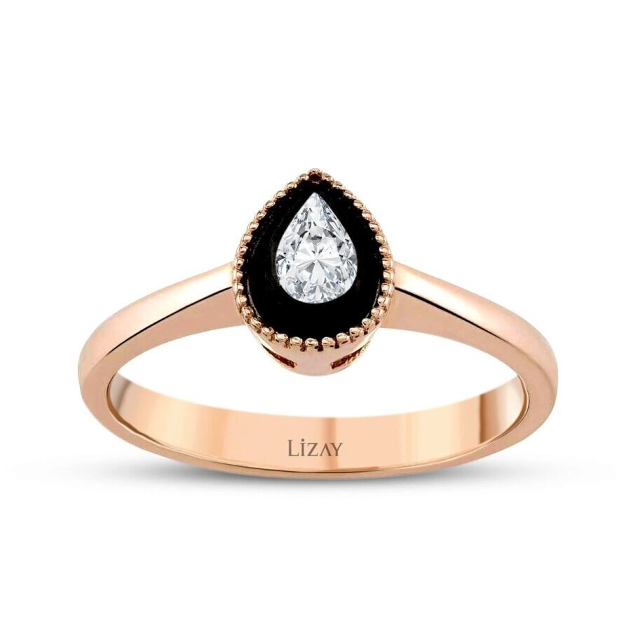 0.37 Karat Elmas Damla Set - 3