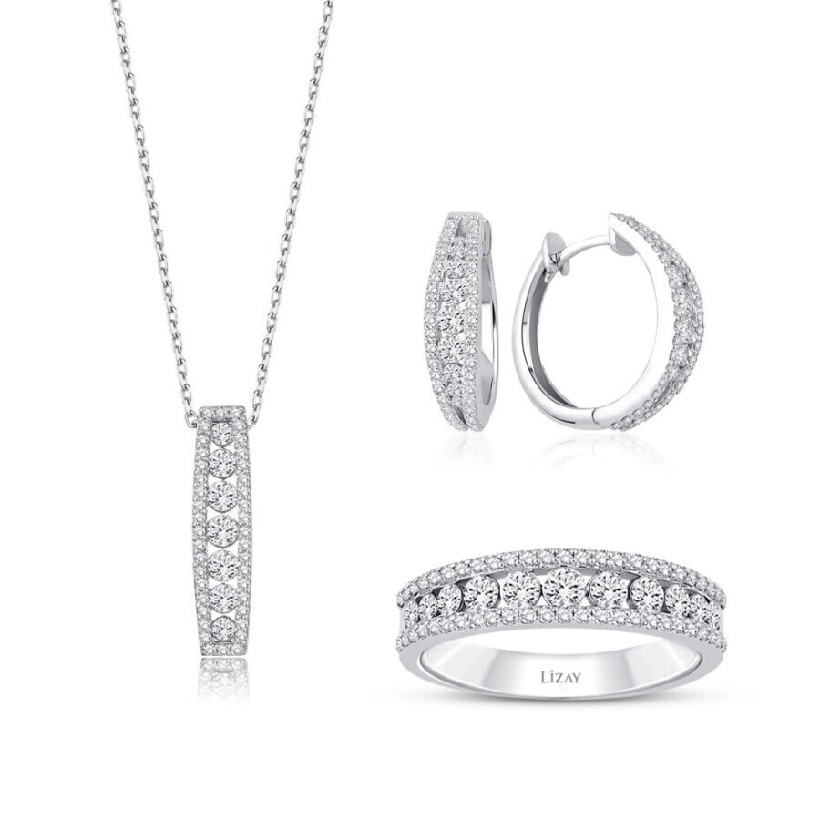 1.96 Karat Pırlanta Aurora Set - 1