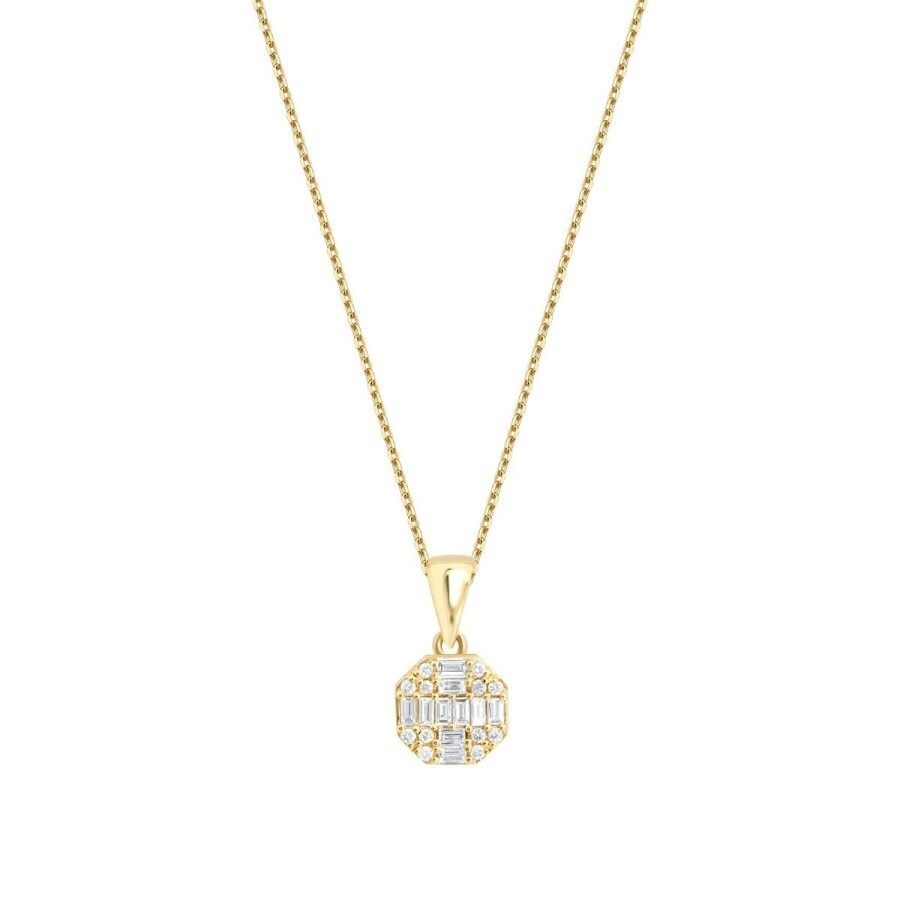 0.87 Karat Pırlanta Baget Yuvarlak Set - 2