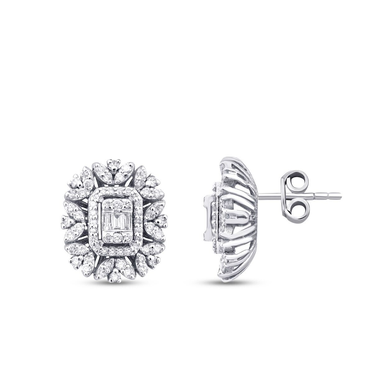 1.25 Karat Pırlanta Baget Set - 3