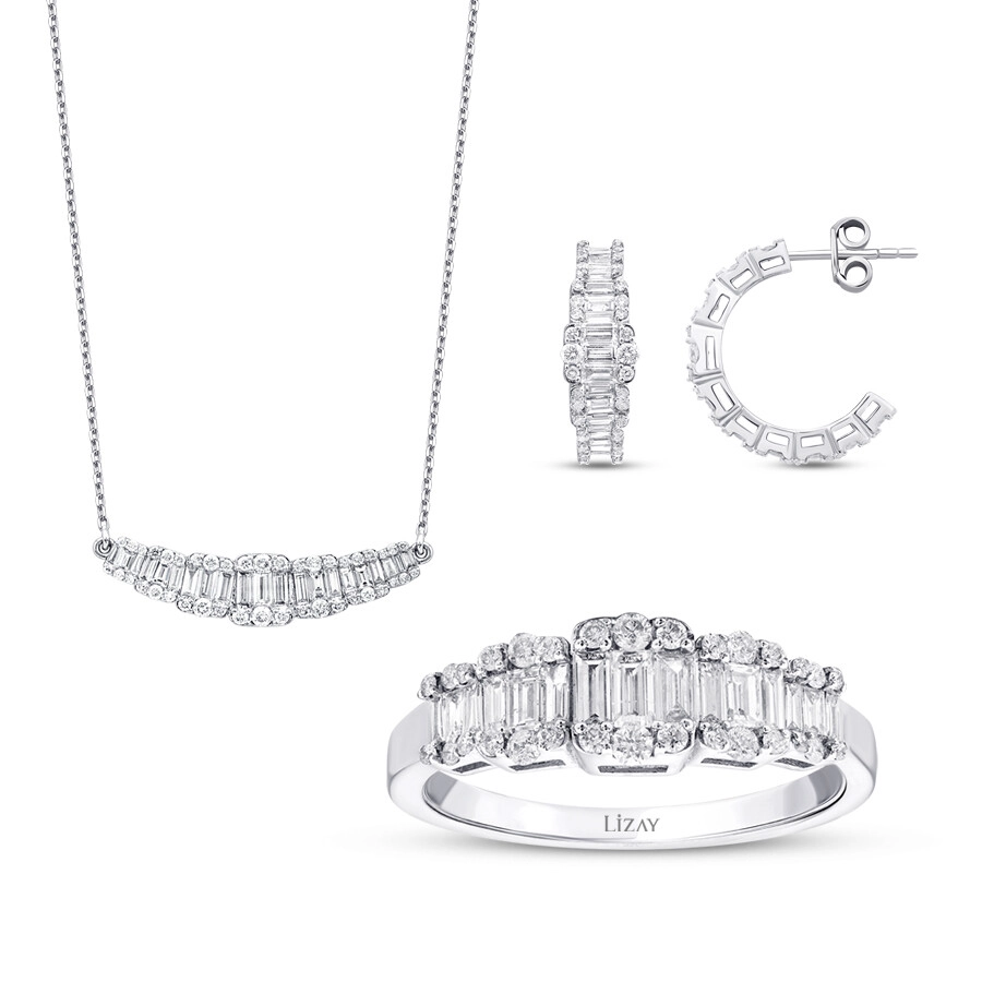 3.63 Karat Pırlanta Baget Set - 1