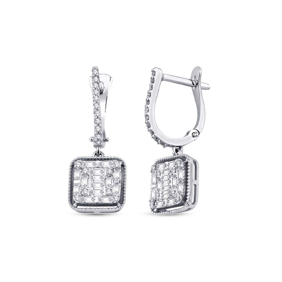 1.43 Karat Pırlanta Baget Set - 4