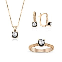 0.60 Karat Elmas Tektaş Set