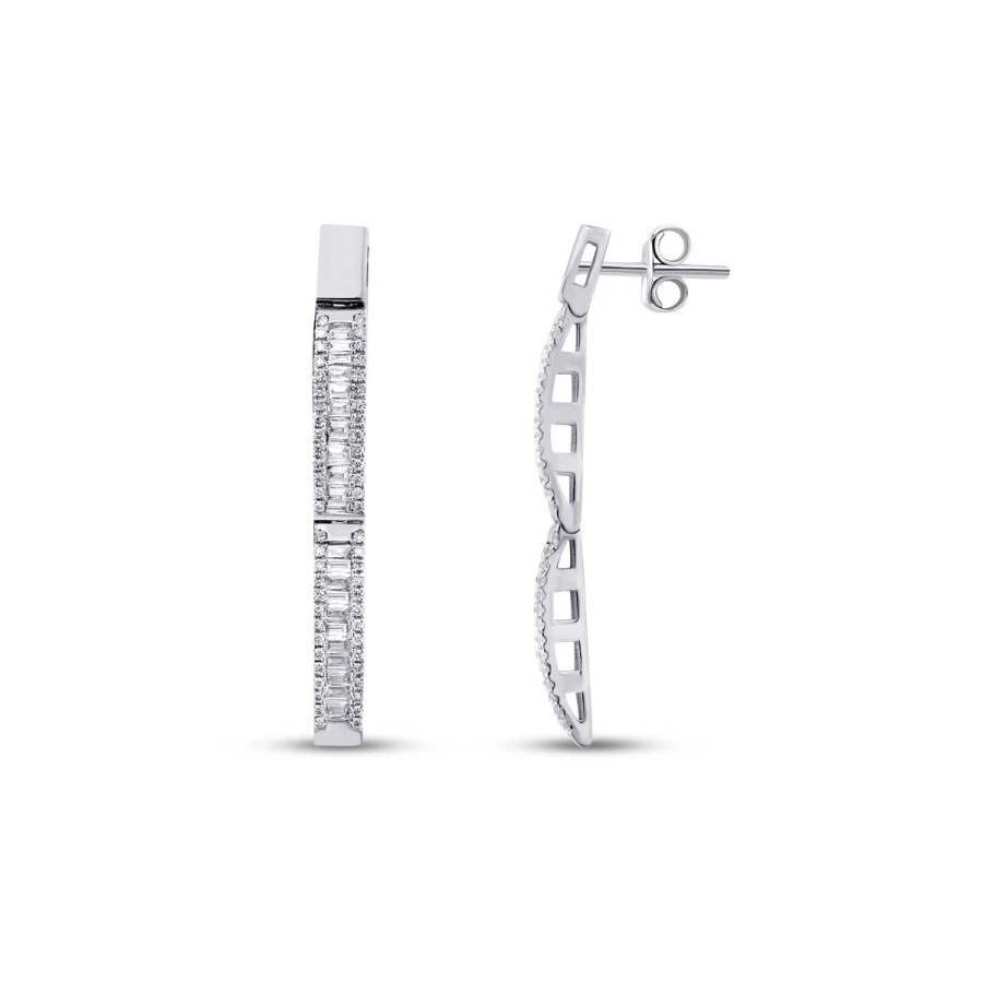 5.30 Karat Pırlanta Baget Set - 4