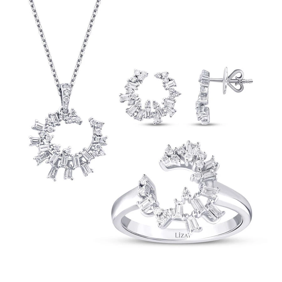 1.28 Karat Pırlanta Baget Trend Set - 1