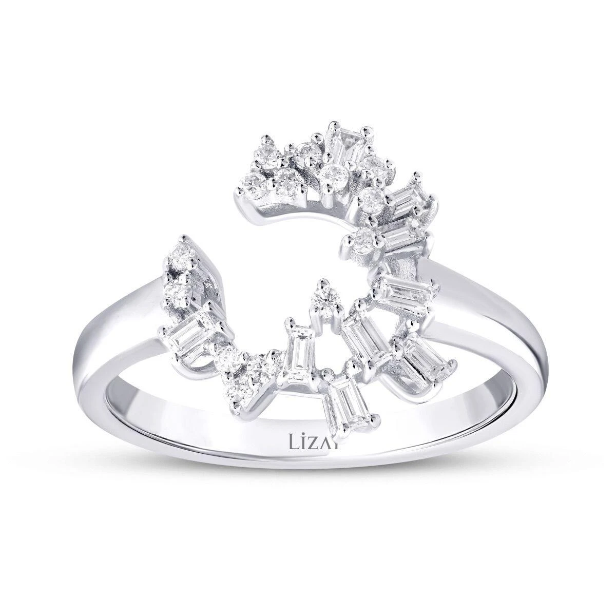 1.28 Karat Pırlanta Baget Trend Set - 4