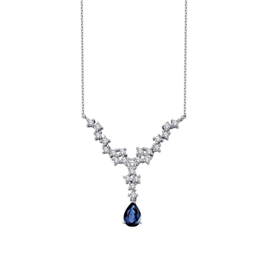 3.22 Karat Pırlanta Safir Set - 2