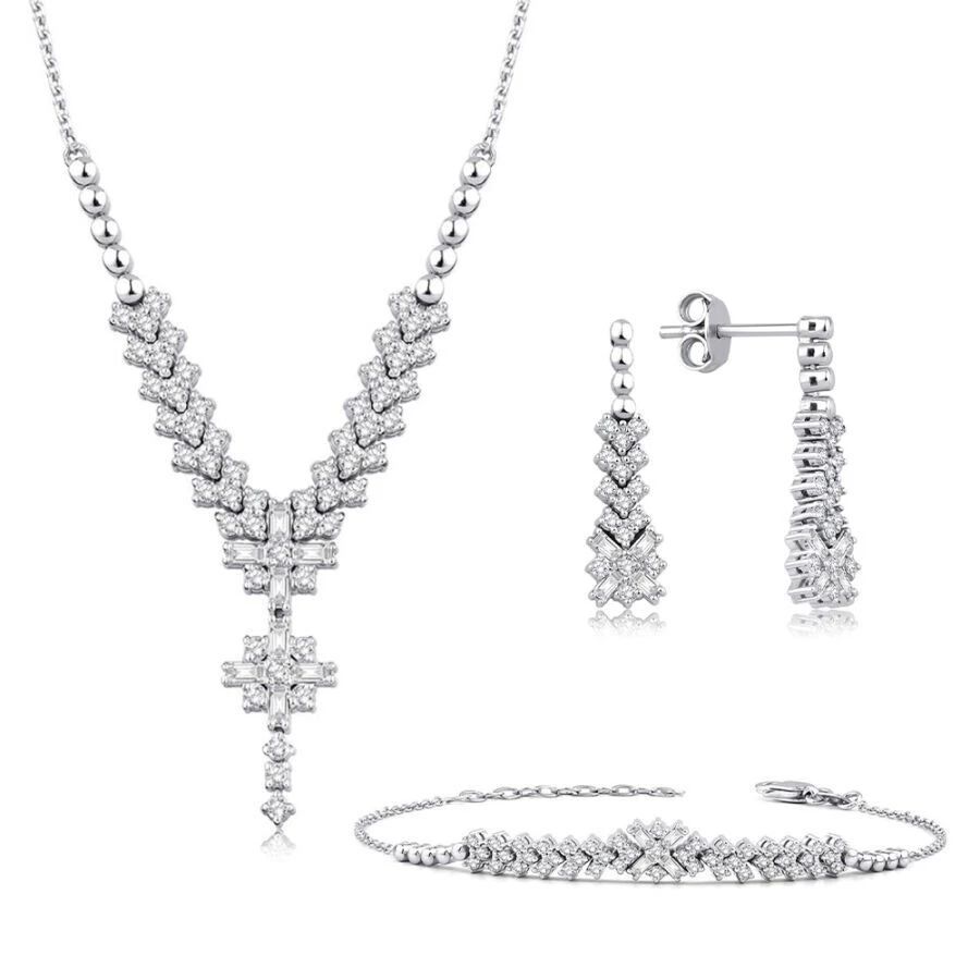 1.72 Karat Pırlanta Baget Set