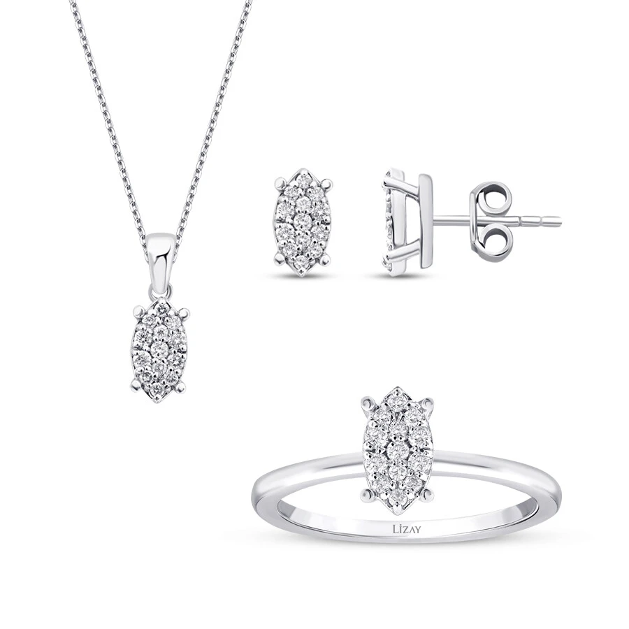 0.51 Karat Pırlanta Trend Set - 1