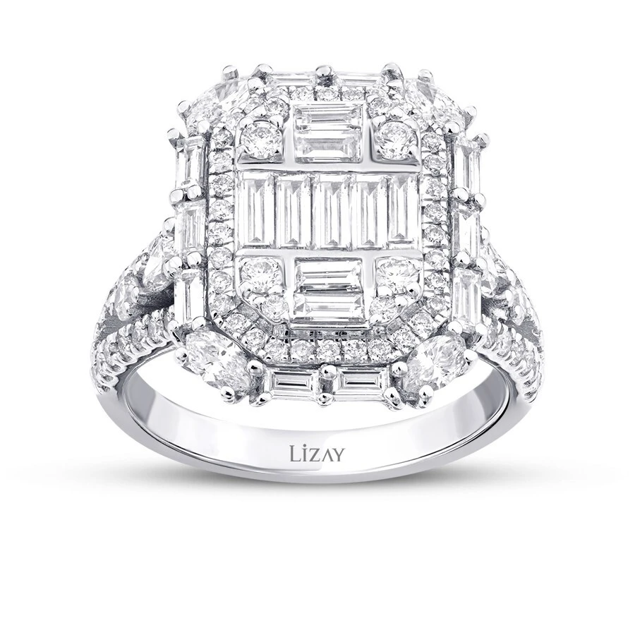 5.90 Karat Pırlanta Baget Set - 3