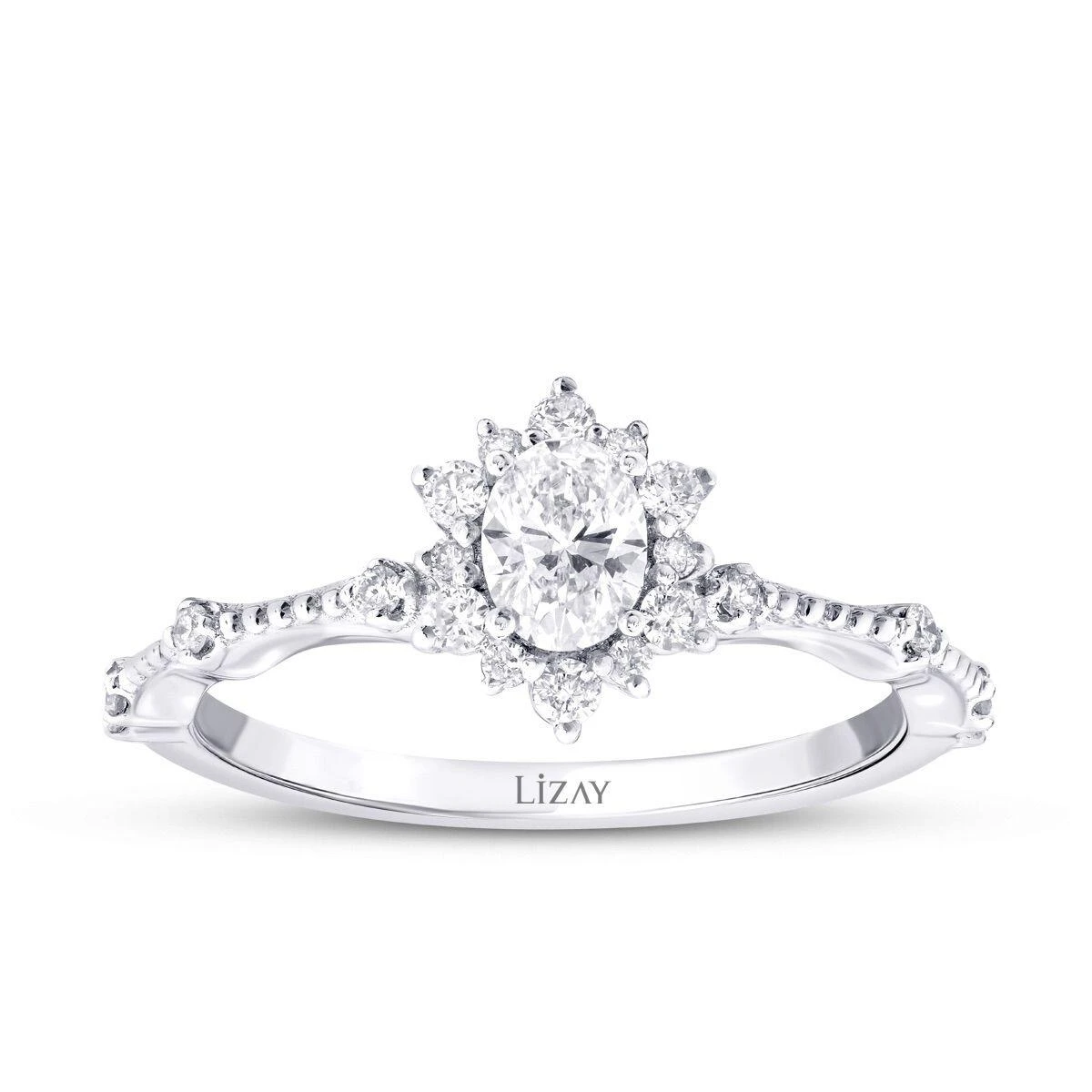 1.83 Karat Pırlanta Oval Set - 4