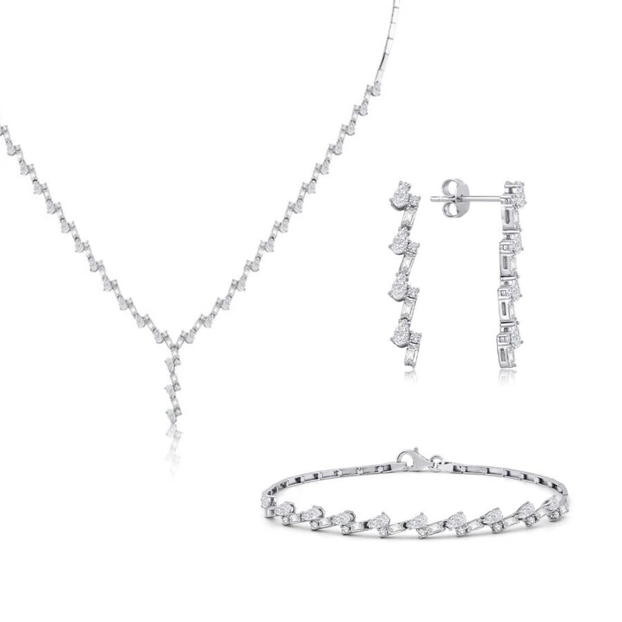 Altın Zikzak Baget Set - 1