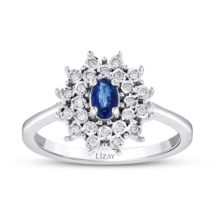 1.73 Karat Pırlanta Safir Set - 4