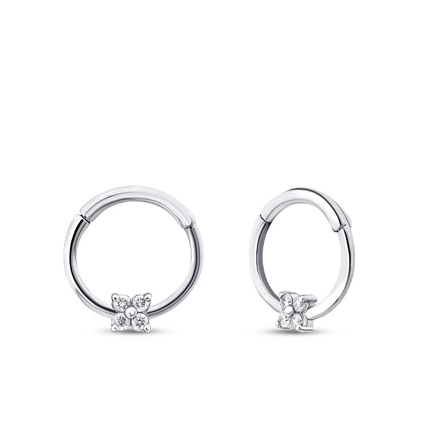 0.03 Karat Pırlanta Taşlı Tragus Piercing - 2