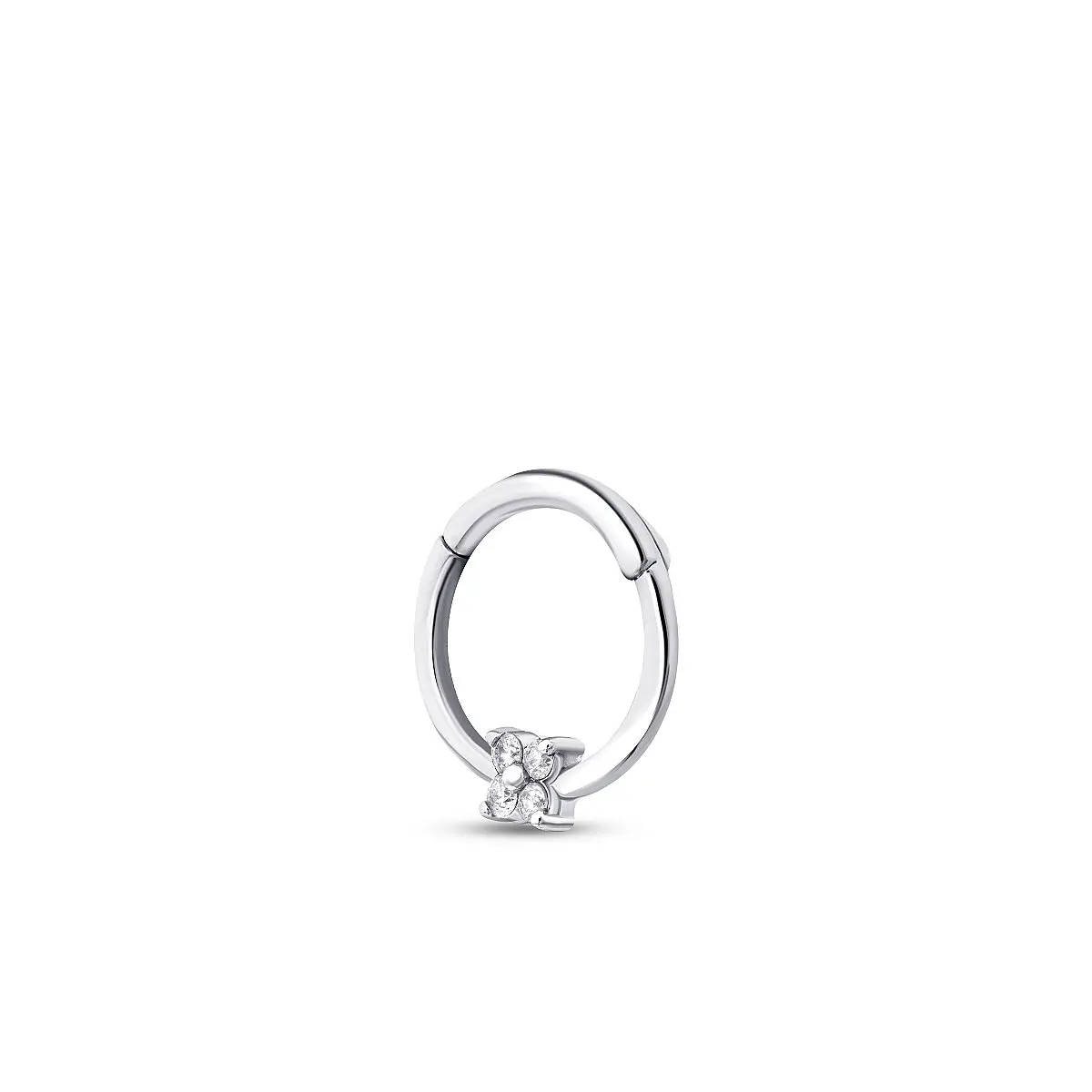 0.03 Karat Pırlanta Taşlı Tragus Piercing - 2