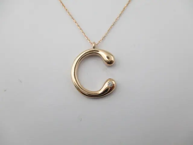 0,02 Karat Pırlanta C Harf Kolye G SI 14 Ayar - 7