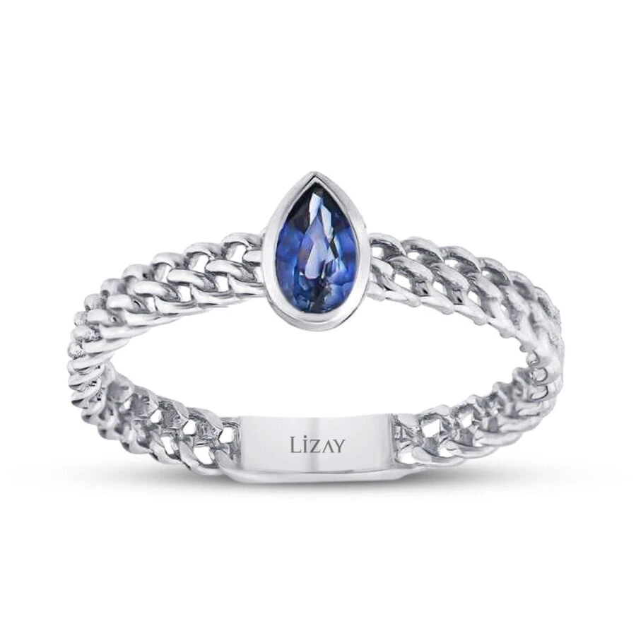 0.25 Karat Safir Yüzük - 1