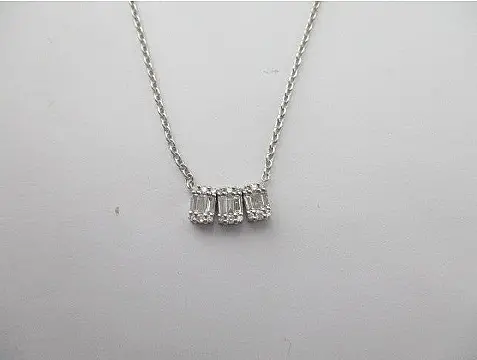 0,35 Karat Pırlanta Kolye F VS-SI 14 Ayar - 1