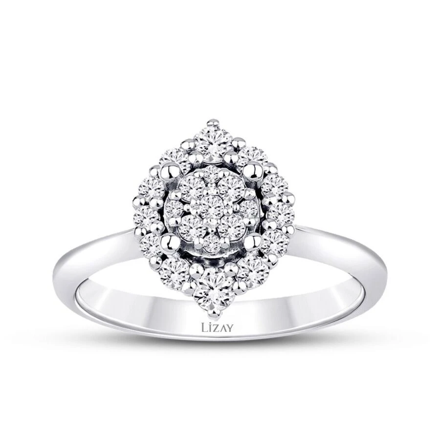 0.52 Karat Pırlanta Trend Yüzük T3705 | Lizay Pırlanta
