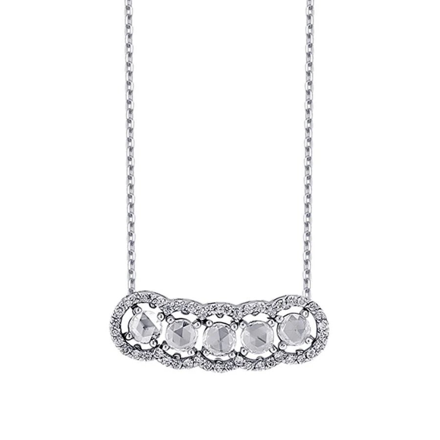 0.53 Karat Elmas Kolye - 2