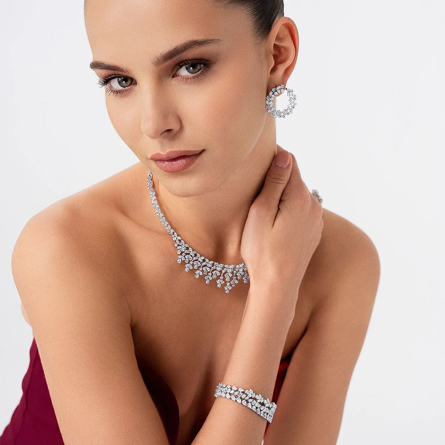 15.94 Karat Pırlanta Gerdanlık - 1