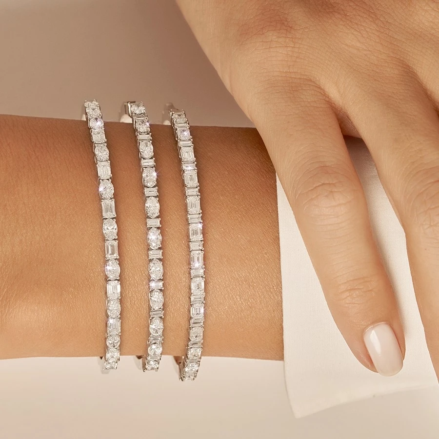 3.06 Karat Pırlanta Baget Kelepçe - 3