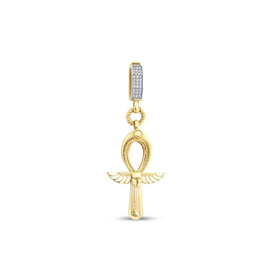 Altın Mistik Ankh Charm - 1