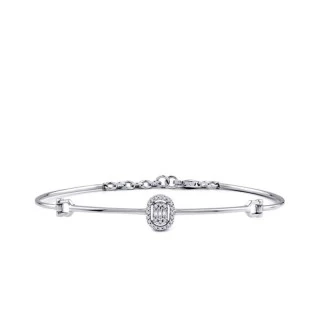 0.15 Karat Pırlanta Baget Kelepçe - 1