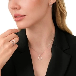 0.21 Karat Pırlanta Trend Yüzük - 4