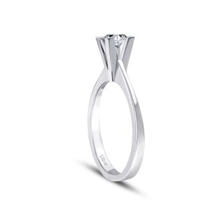 0.40 Karat Pırlanta Tektaş Yüzük - 2