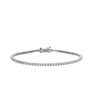 1.00 Karat Pırlanta Su Yolu Bileklik - 1