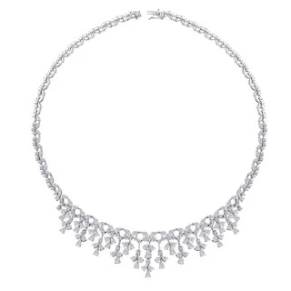 15.62 Karat Pırlanta Gerdanlık - 1