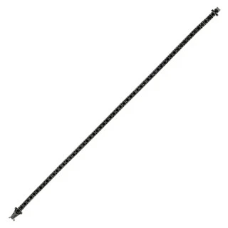 3.37 Karat Siyah Taşlı Erkek Su Yolu Bileklik - 3