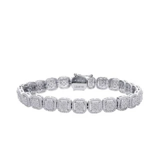 5.01 Karat Pırlanta Tasarım Bileklik - 1