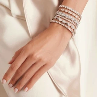 5.01 Karat Pırlanta Tasarım Bileklik - 3