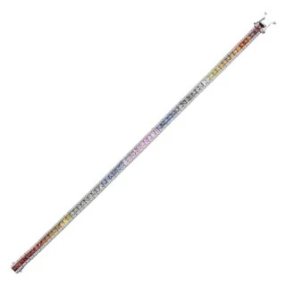 7.10 Karat Pırlanta Renkli Trend Bileklik - 3