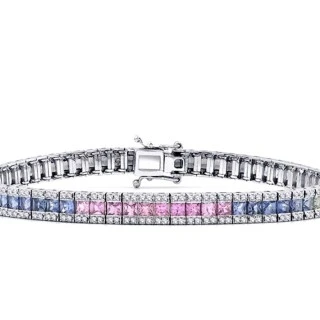 7.10 Karat Pırlanta Renkli Trend Bileklik - 2