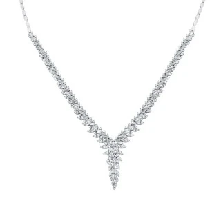 Altın Baget Taşlı Zarif Gerdanlık - 2