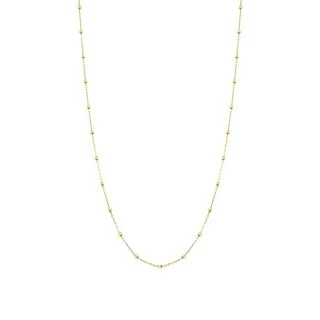 Altın Küçük Top Zincir Kolye - 1