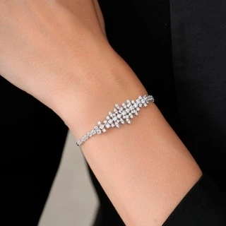 Altın Taşlı Trend Bileklik - 3