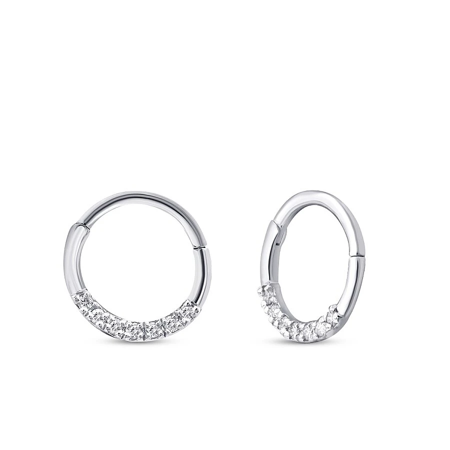 0.04 Karat Pırlanta Taşlı Tragus Piercing - 2